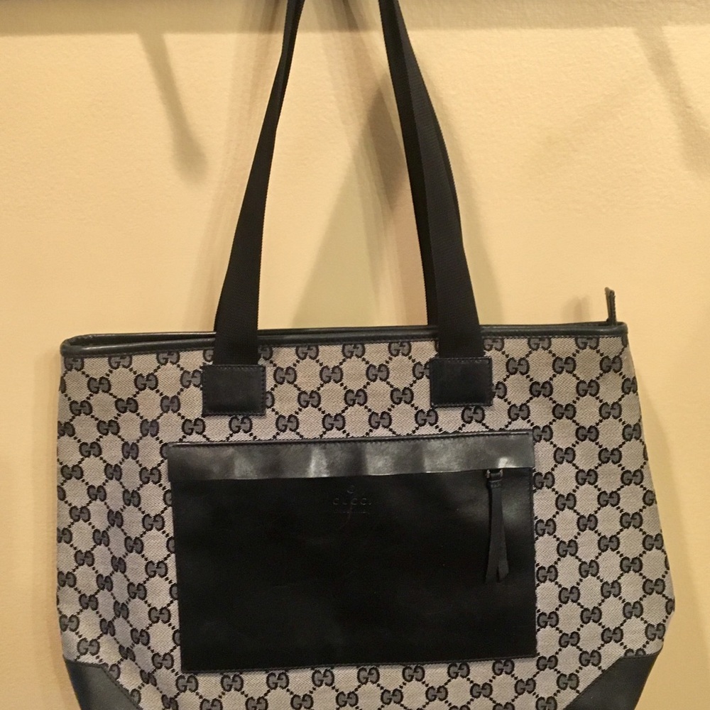 Gucci GG monogram canvas shoulder bag/tote
